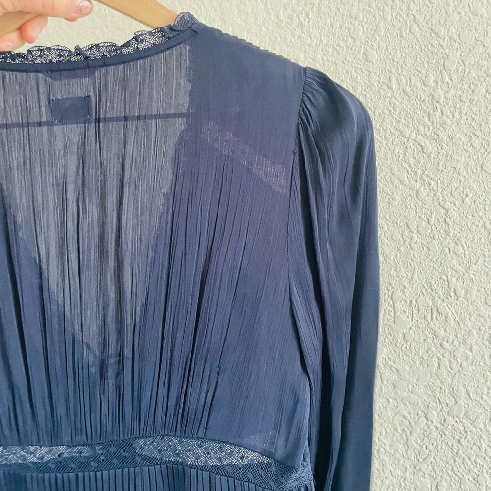 Wilfred Navy Blue Midi Dress - Picture 14 of 16